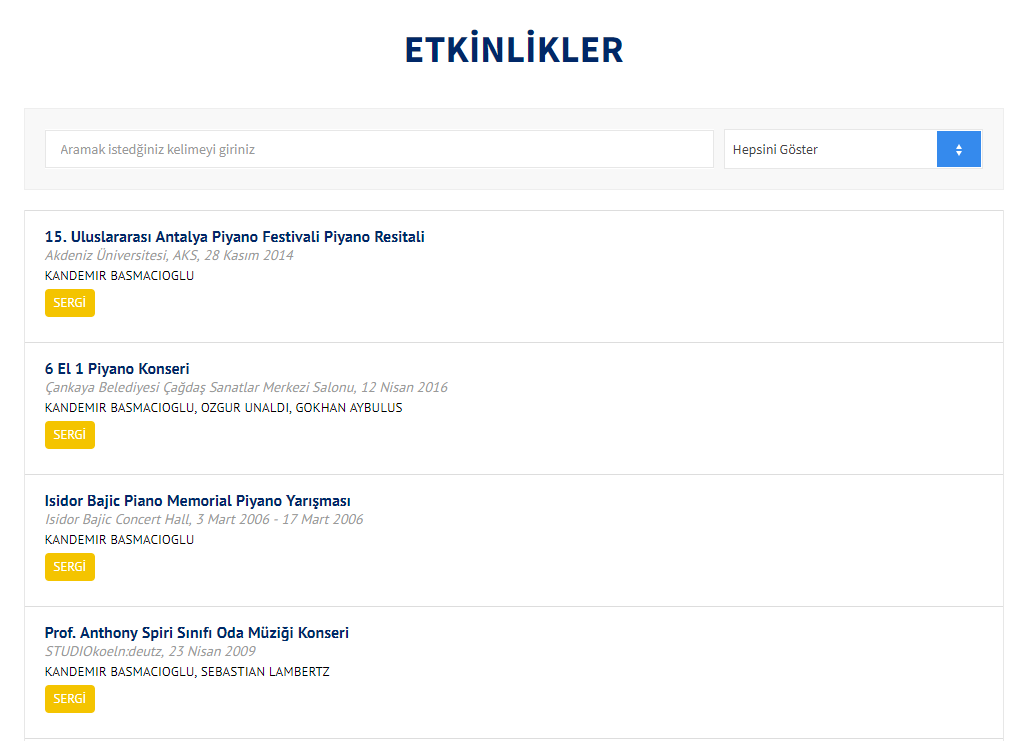 etkinliler
